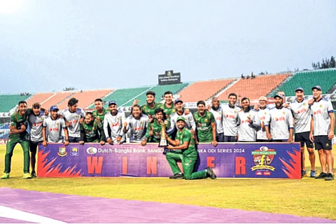 बांगलादेशने श्रीलंकेला ४ गडी, ५८ चेंडू राखून चारली धूळ; एकदिवसीय मालिकाही खिशात