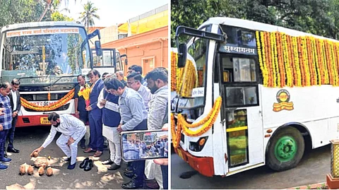 एसटीच्या गाड्या धावणार एलएनजीवर; देशातील पहिल्या LNG आधारित वाहन प्रकल्पाचे मुख्यमंत्र्यांच्या हस्ते उद्घाटन
