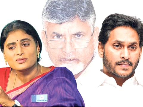 भाजप आणि काँग्रेसला आंध्र प्रदेश प्रतिकूलच