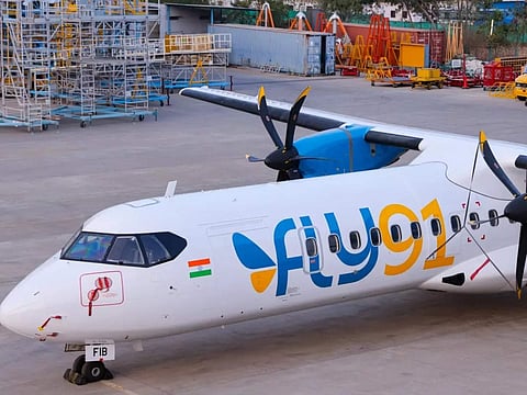 नवीन एअरलाइन कंपनीची 'एंट्री': FLY91 चे गोव्यातून पहिले उड्डाण; सिंधुदुर्गसह पुणे, जळगावातही सेवा