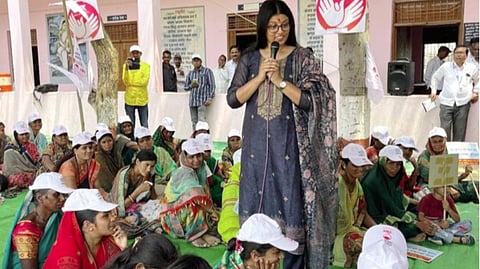 नांदेड जिल्ह्यात दोन लाख महिलांनी घेतली मतदान करण्याची शपथ