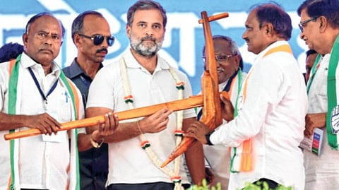 उद्योगपतींचे कर्जमाफ, तर शेतकऱ्यांचे का नाही? भंडारा येथील सभेत राहुल गांधी यांचा सवाल