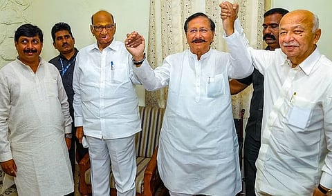 धैर्यशील मोहितेंनी तुतारी फुंकली; शरदचंद्र पवार राष्ट्रवादी पक्षात केला प्रवेश