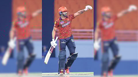 हैदराबादच्या नितीशचे पहिले अर्धशतक