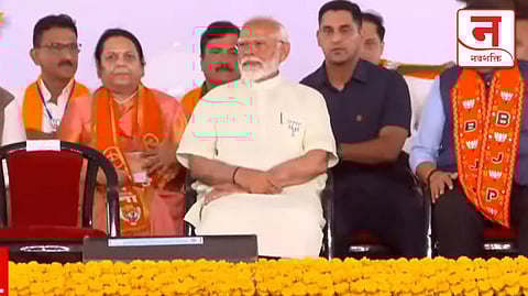 पंतप्रधान नरेंद्र मोदी सभास्थळी पोहोचले, शिवाजी पार्कात काय बोलणार मोदी?