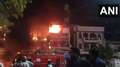 Fire at 'Baby Care New Born Hospital'