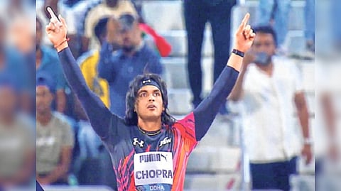 डायमंड लीग : नीरज चोप्रा दुसऱ्या स्थानी