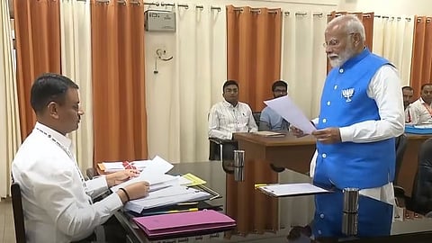 Prime Minister Modi offers prayers at Kaal Bhairav temple ahead of filing nomination from Varanasi