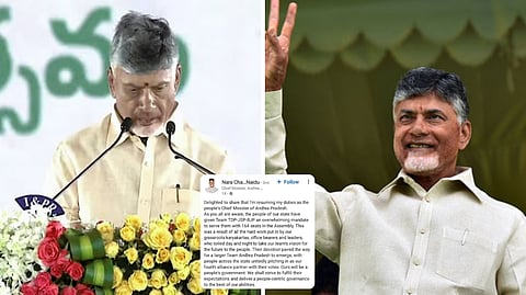 "कर्तव्य पुन्हा सुरू करतोय"; मुख्यमंत्रिपदाची शपथ घेतल्यानंतर चंद्रबाबूंनी अपडेट केली LinkedIn प्रोफाईल