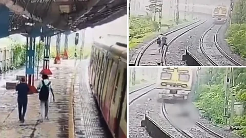 Shocking Video: भाईंदरला ट्रेनखाली पिता-पुत्राची आत्महत्या