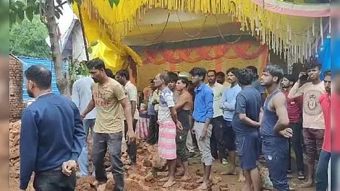मध्य प्रदेशात भिंत कोसळून ९ मुले ठार
