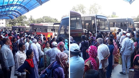 लाडक्या बहिणींच्या कार्यक्रमासाठी एसटीचा वापर; रत्नागिरीच्या कार्यक्रमासाठी सातारा विभागाच्या १५० बस
