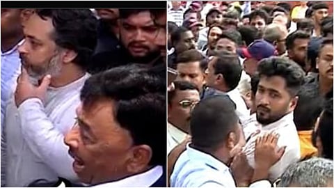 मालवणमध्ये तुफान राडा! ठाकरे-राणे समर्थक भिडले; किल्ल्याच्या तटबंदीचेही नुकसान