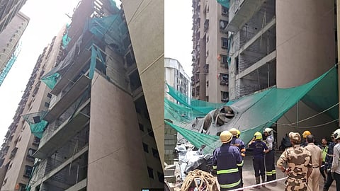 मालाडमध्ये छताचा भाग कोसळून तीन जणांचा मृत्यू, एसआरए इमारतीचे बांधकाम सुरू असतानाची दुर्घटना; अन्य तीन जण गंभीर जखमी
