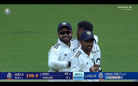 दुलीप करंडक क्रिकेट स्पर्धा: भारत-ड संघाला नमवून क-संघ अग्रस्थानी