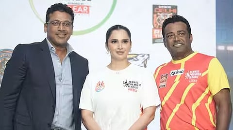 सानिया, पेस, भूपती...तीन दिग्गज एका मंचावर; टेनिस प्रीमियर लीगसाठी पार पडला खेळाडूंचा लिलाव