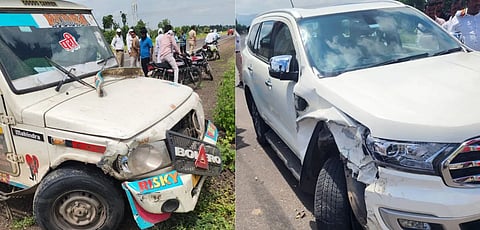 Sanjana Jadhav Accident : रावसाहेब दानवेंच्या मुलीच्या कारला अपघात