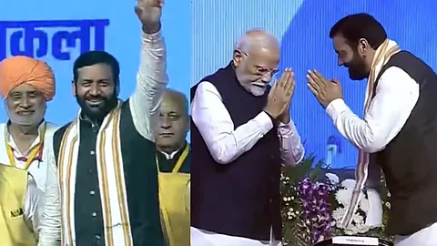 हरयाणाच्या मुख्यमंत्रीपदाची नायबसिंह सैनी; सलग दुसऱ्यांदा घेतली शपथ