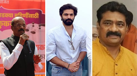 सदा सरवणकर, अमित ठाकरे, महेश सावंत (डावीकडून)