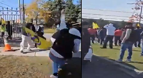 कॅनडात हिंदू मंदिरावर खलिस्तानी समर्थकांचा हल्ला; भारताकडून निषेध, हल्लेखोरां कठोर कारवाईची मागणी