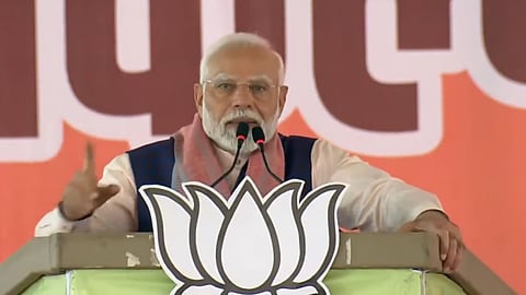 काँग्रेसशासित राज्ये ही शाही परिवाराचे 'एटीएम'; पंतप्रधान नरेंद्र मोदी यांचा काँग्रेसवर हल्लाबोल