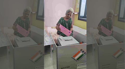 ज्येष्ठ, दिव्यांगांनी बजावला मतदानाचा हक्क; मुंबादेवीत १०३ जेष्ठ तर ११ दिव्यागांचा सहभाग