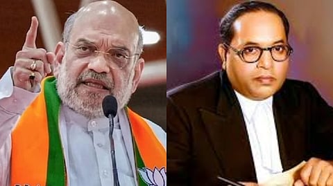 अमित शहा कचाट्यात; डॉ. आंबेडकरांचा अवमान केल्याबद्दल राजीनाम्याची विरोधकांची मागणी
