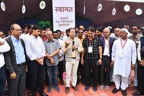 शाळेत शेती विषय असावा - सोनम वांगचुक; जैन हिल्सवर राष्ट्रीय शेतकरी दिन साजरा