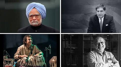 सरत्या वर्षात भारताने गमावलेलेअनमोल रत्न; मानमोहन सिंग, रतन टाटा, झाकीर हुसेन, श्याम बेनेगल