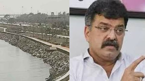 ठाणे खाडीकिनारी मार्गाचा ठेका रद्द करावा; जितेंद्र आव्हाड यांची मागणी, कोसळणारे पूल, बोगदे बनवणाऱ्यालाच ठेका का?