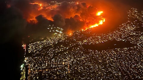 कॅलिफोर्नियातील वणव्यात १३ लाख कोटींचे नुकसान