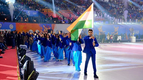 सांस्कृतिक कार्यक्रमाद्वारे खो-खो विश्वचषकाला प्रारंभ; भारताची संघर्षपूर्ण सलामी