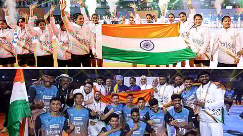 Kho-Kho World cup : भारत बनला खो-खोचा विश्वविजेता; अंतिम फेरीत पुरुष आणि महिला संघाचे नेपाळवर वर्चस्व