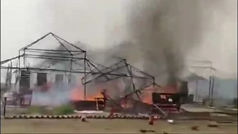 महाकुंभमध्ये जुना आखाड्यात आग; जीवितहानी नाही