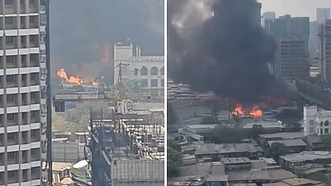 ओशिवरा फर्निचर मार्केटमध्ये भीषण आग