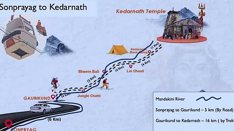 केदारनाथ रोपवे प्रकल्पाला केंद्र सरकारची मंजुरी; ९ तासांचा प्रवास अवघ्या ३६ मिनिटांत