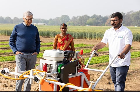 कृषी स्प्रेअर्सची बिल गेट्सकडून दखल; देशभरातील १० सर्वोत्तम स्टार्टअप्समध्ये नियो फार्मटेकची निवड