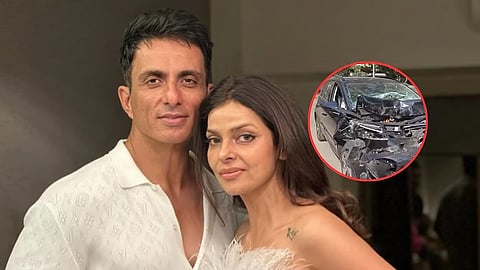 सोनू सूदच्या पत्नीचा समृद्धी महामार्गावर अपघात