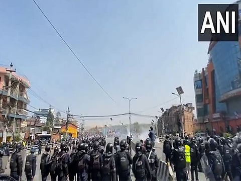 Nepal Violence : हिंदू राष्ट्र, राजेशाहीसाठी नेपाळमध्ये हिंसाचार; सुरक्षा दल आणि राजेशाही समर्थकांमध्ये हिंसक संघर्ष