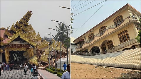 म्यानमारमध्ये भूकंपातील बळींची संख्या २०५६; ३९०० जण जखमी