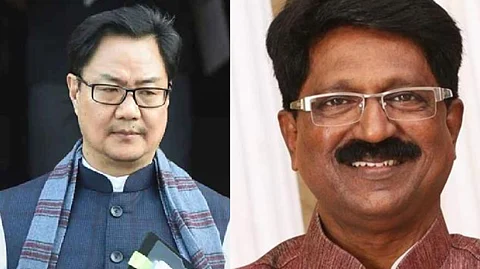 किरेन रिजीजू, अरविंद सावंत (डावीकडून)