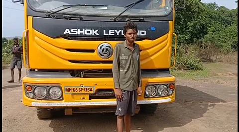 अवजड माल वाहतुकीसाठी १६ वर्षीय चालकाचा वापर; बेकायदेशीर दगड खाणींसाठी दूरशेत ग्रामस्थांच्या जीवाशी खेळ