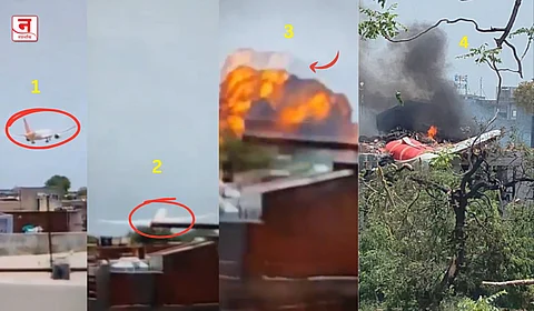 अहमदाबादमध्ये मोठा विमान अपघात! Air India चे प्लेन लंडनसाठी टेक-ऑफ घेताच कोसळले; २४२ प्रवाशांमध्ये गुजरातचे माजी CM रुपाणी?