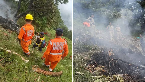 चारधाम यात्रेदरम्यान केदारनाथमध्ये कोसळले हेलिकॉप्टर; २ वर्षांच्या चिमुकलीसह ७ जणांचा मृत्यू