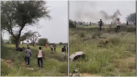 राजस्थानमध्ये IAF चे लढाऊ विमान Jaguar कोसळले; २ वैमानिक ठार, ५ महिन्यांतील तिसरी दुर्घटना