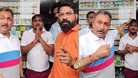 ‘मराठीविरोधी’ व्हॉट्सअॅप स्टेटस; दुकानदाराला मनसेची मारहाण, माफी मागायला लावत धिंडही काढली