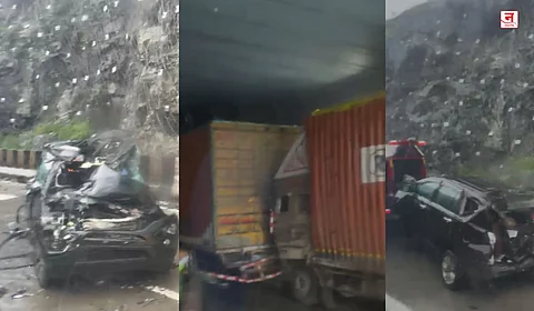 मुंबई–पुणे द्रुतगती मार्गावर भीषण अपघात; ट्रेलरचा ब्रेक फेल; १५ ते १६ वाहनांना धडक