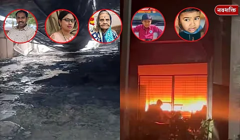 अहिल्यानगरमध्ये मध्यरात्री अग्नितांडव! फर्निचरच्या दुकानाला भीषण आग; गाढ झोपेतच कुटूंबातील ५ जणांचा होरपळून मृत्यू