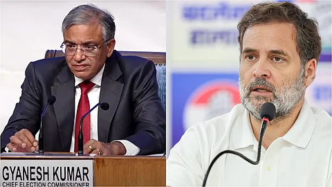 हा संविधानाचा अपमान! राहुल गांधींनी प्रतिज्ञापत्र द्यावे, अन्यथा माफी मागावी; मतचोरीच्या आरोपांवर EC चे आव्हान