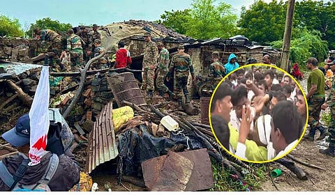 नांदेडमध्ये पावसाने घरं उध्वस्त; आमदार पोहचले २४ तासांनी, ग्रामस्थांचा संताप